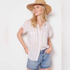 Rails Cito Short sleeve button down top